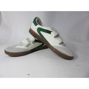 Sam Edelman Shoes Womens US 8.5 M White Green Talia Adjustable Strap Sneakers